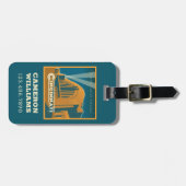 Cincinnati, Ohio | Historischer Gewerkschaft Gepäckanhänger (Vorderseite horizontal)