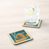 Cincinnati, Ohio | Historischer Gewerkschaft Getränkeuntersetzer (Rechte Seite)