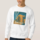 Cincinnati, Ohio | Historischer Gewerkschaft Sweatshirt (Vorderseite)