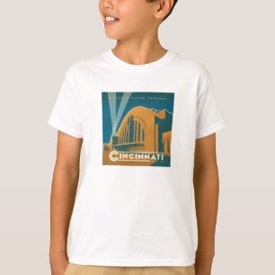 Cincinnati, Ohio Historischer Gewerkschaft T-Shirt