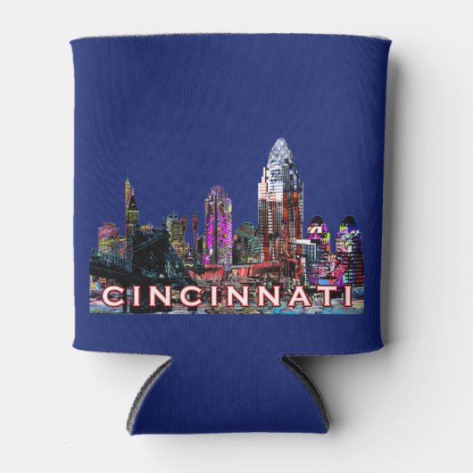 Cincinnati, Ohio in Graffiti Dosenkühler (Vorderseite)