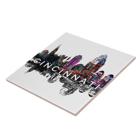 Cincinnati, Ohio in Graffiti Fliese (Seite)