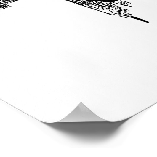 Cincinnati, Ohio in Graffiti Poster (Ecke)