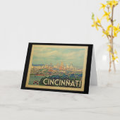 Cincinnati Ohio Karte (Gelbe Blume)