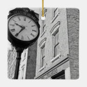 Cincinnati Ohio Keepake Souvenir Weihnachten Keramikornament (Rückseite)