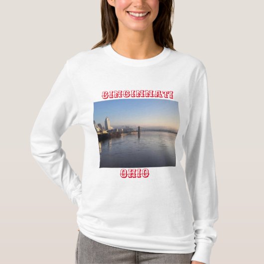 Cincinnati Ohio langes Shirt (Vorderseite)