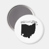 Cincinnati Ohio Magnet (Vorderseite/Rückseite)