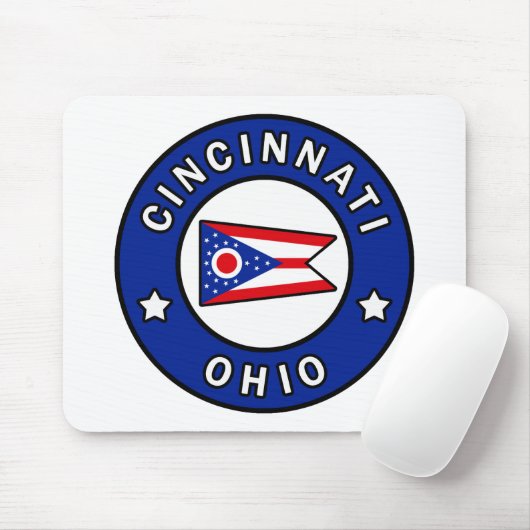 Cincinnati Ohio Mousepad (Mit Mouse)