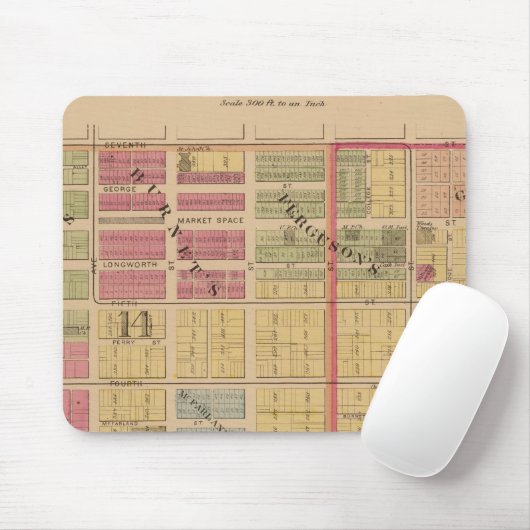 Cincinnati, Ohio Mousepad (Mit Mouse)