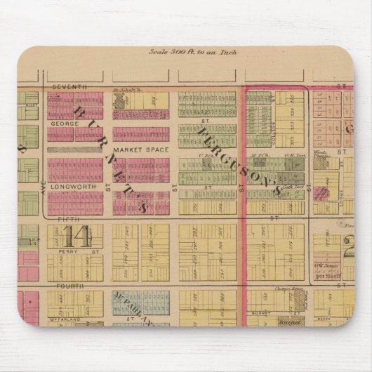 Cincinnati, Ohio Mousepad (Vorne)