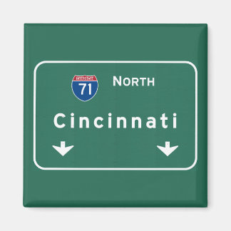 Cincinnati Ohio oh Interstate Autobahn Freeway: Magnet