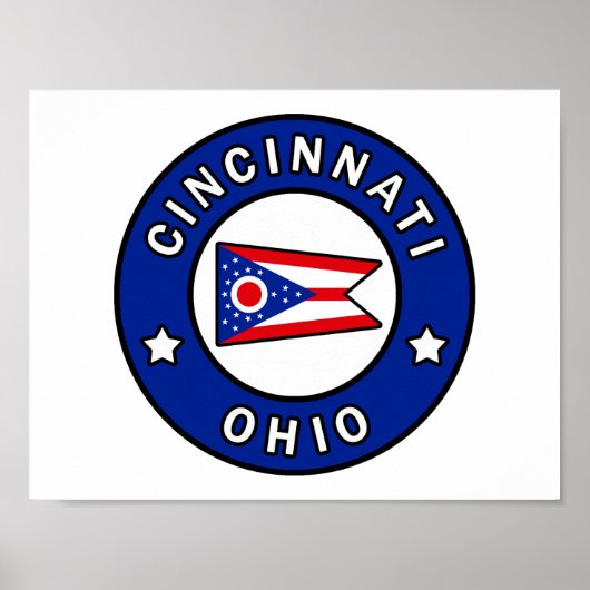 Cincinnati Ohio Poster (Vorne)