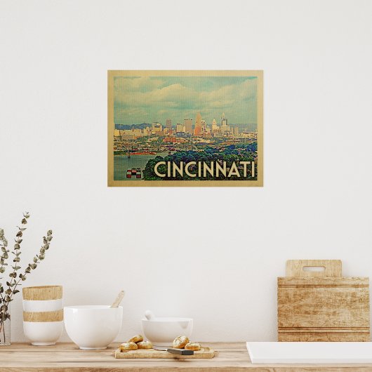 Cincinnati Ohio Poster (Küche)