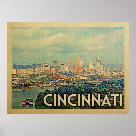 Cincinnati Ohio Poster (Vorne)