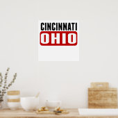 Cincinnati Ohio Poster (Küche)