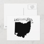 Cincinnati Ohio Postkarte (Vorne/Hinten)