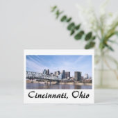 Cincinnati Ohio Postkarte (Stehend Vorderseite)