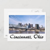 Cincinnati Ohio Postkarte (Vorne/Hinten)