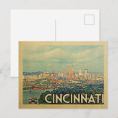 Cincinnati Ohio Postkarte (Vorne/Hinten)