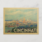 Cincinnati Ohio Postkarte (Vorderseite)