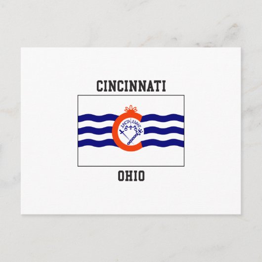 Cincinnati Ohio Postkarte (Vorderseite)
