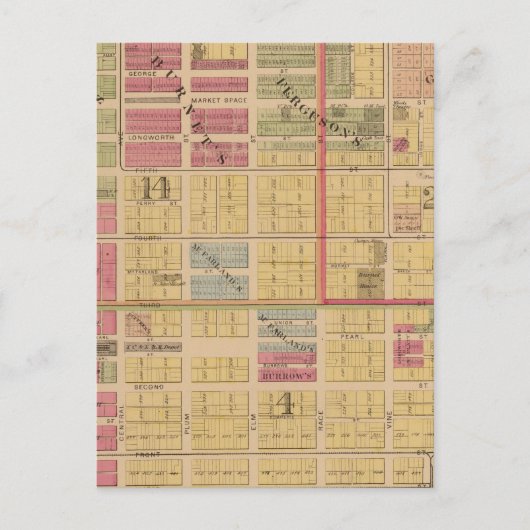 Cincinnati, Ohio Postkarte (Vorderseite)