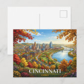 Cincinnati Ohio Reise Postkarte (Vorne/Hinten)