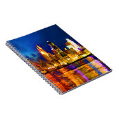 Cincinnati Ohio Skyline bei Nacht Notizblock (Rechte Seite)