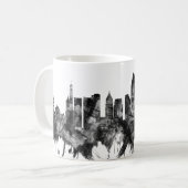Cincinnati Ohio Skyline BW Kaffeetasse (Vorderseite Links)