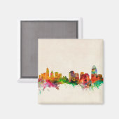Cincinnati Ohio Skyline Cityscape Magnet (Vorderseite/Rückseite)