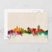 Cincinnati Ohio Skyline Cityscape Postkarte (Vorne/Hinten)