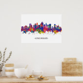 Cincinnati Ohio Skyline Poster (Küche)