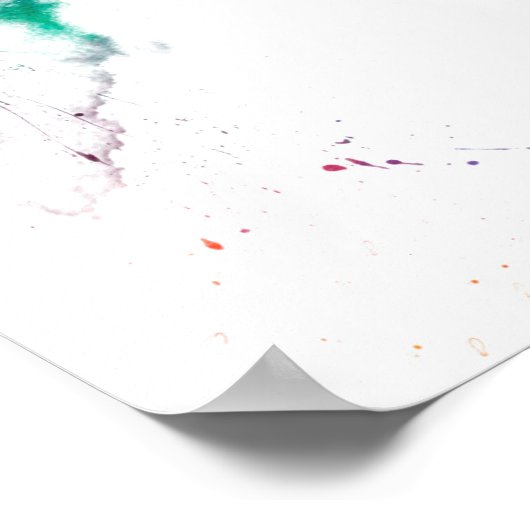 Cincinnati Ohio Skyline Poster (Ecke)