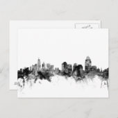 Cincinnati Ohio Skyline Postkarte (Vorne/Hinten)