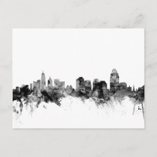 Cincinnati Ohio Skyline Postkarte