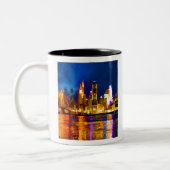 Cincinnati Ohio Skyline Zweifarbige Tasse (Links)