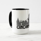 Cincinnati, Ohio Souvenir Tasse (Vorderseite Links)