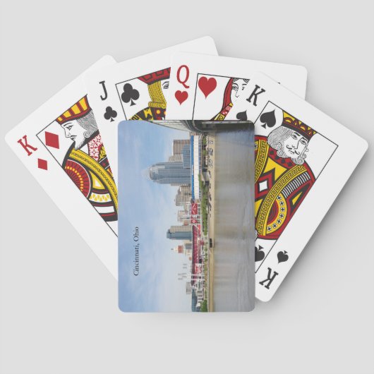 Cincinnati, Ohio Spielkarten (Rückseite)