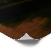 Cincinnati Ohio Sunset - Foto Art Poster (Ecke)