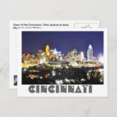 Cincinnati, Ohio, the Queen City. Postkarte (Vorne/Hinten)