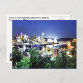 Cincinnati, Ohio, the Queen City. Postkarte (Vorne/Hinten)