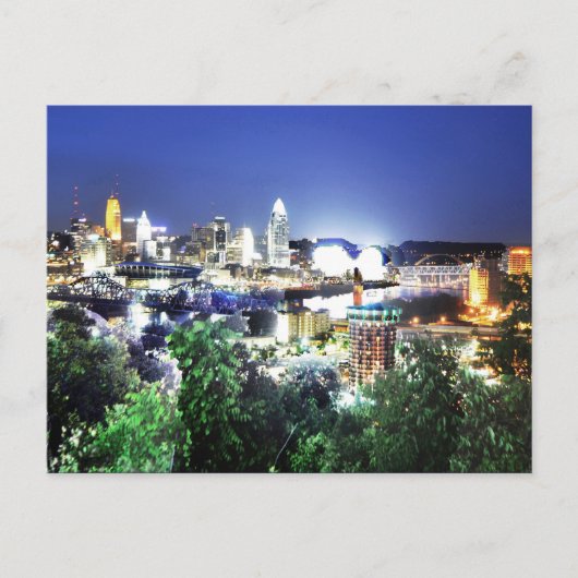 Cincinnati, Ohio, the Queen City. Postkarte (Vorderseite)