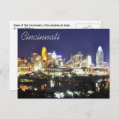 Cincinnati, Ohio, the Queen City. Postkarte (Vorne/Hinten)