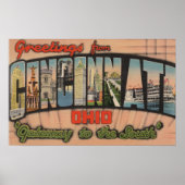 Cincinnati, Ohio (Tor zum Süden) Poster (Vorne)