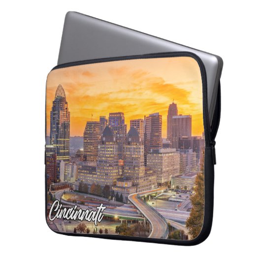 Cincinnati, Ohio, Vereinigte Staaten Laptopschutzhülle (Vorderseite Links)