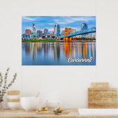 Cincinnati, Ohio, Vereinigte Staaten Poster (Küche)