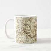 Cincinnati Ohio Vintage Karte Kaffeetasse (Links)