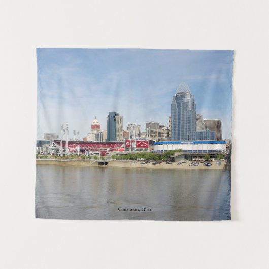 Cincinnati, Ohio-Wandteppiche Wandteppich (Vorderseite (Horizontal))