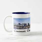 Cincinnati Ohio Zweifarbige Tasse (Links)