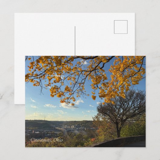 Cincinnati Park View Postcard Postkarte (Vorne/Hinten)